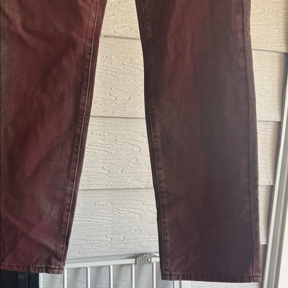 Burgundy Jeans - Picture 2 of 3